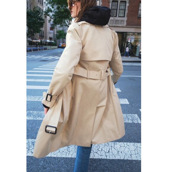 Zara Water Repellent Trench Coat ZW Collection - Picture 2 of 8